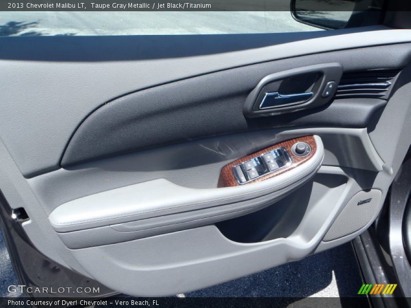 Taupe Gray Metallic / Jet Black/Titanium 2013 Chevrolet Malibu LT