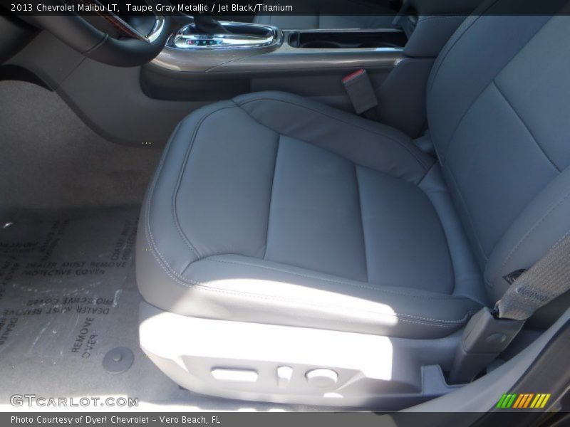 Taupe Gray Metallic / Jet Black/Titanium 2013 Chevrolet Malibu LT