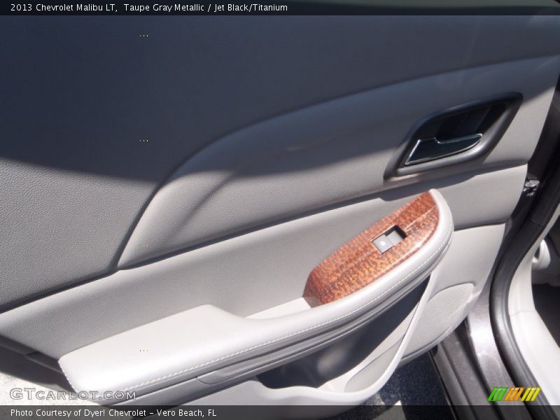 Taupe Gray Metallic / Jet Black/Titanium 2013 Chevrolet Malibu LT