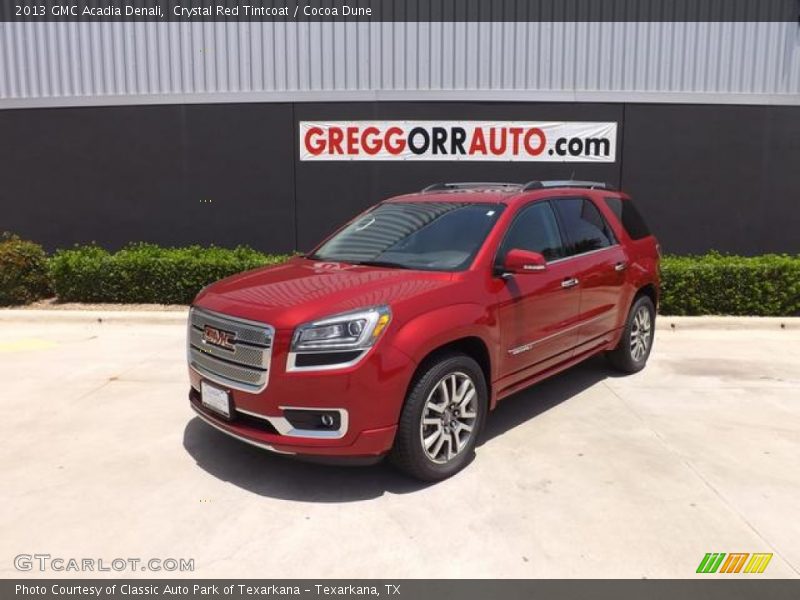 Crystal Red Tintcoat / Cocoa Dune 2013 GMC Acadia Denali