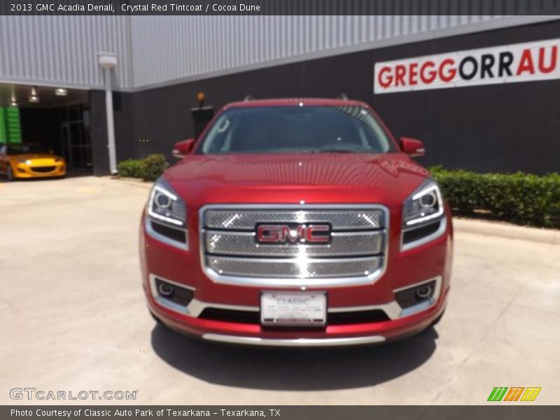 Crystal Red Tintcoat / Cocoa Dune 2013 GMC Acadia Denali