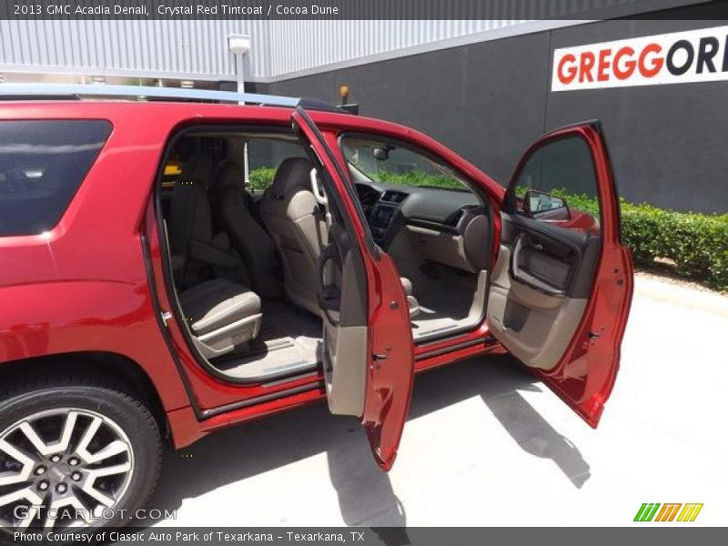 Crystal Red Tintcoat / Cocoa Dune 2013 GMC Acadia Denali