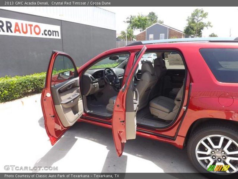 Crystal Red Tintcoat / Cocoa Dune 2013 GMC Acadia Denali