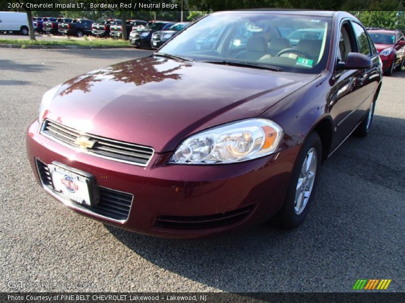 Bordeaux Red / Neutral Beige 2007 Chevrolet Impala LT