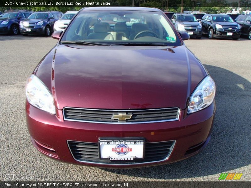 Bordeaux Red / Neutral Beige 2007 Chevrolet Impala LT