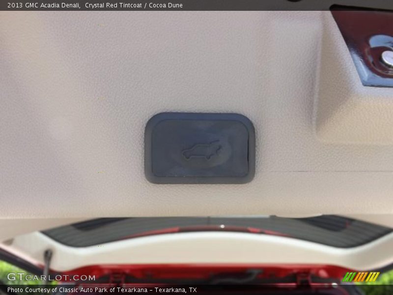 Crystal Red Tintcoat / Cocoa Dune 2013 GMC Acadia Denali