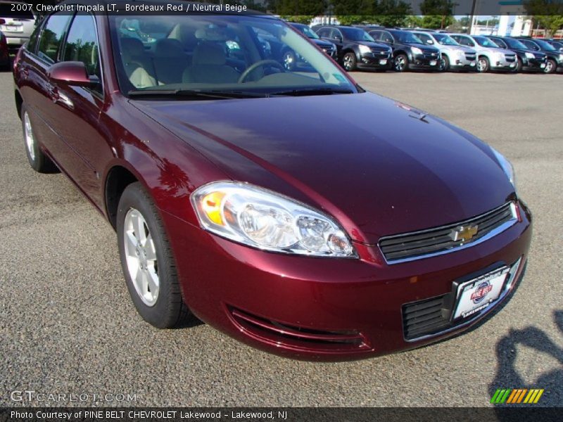 Bordeaux Red / Neutral Beige 2007 Chevrolet Impala LT