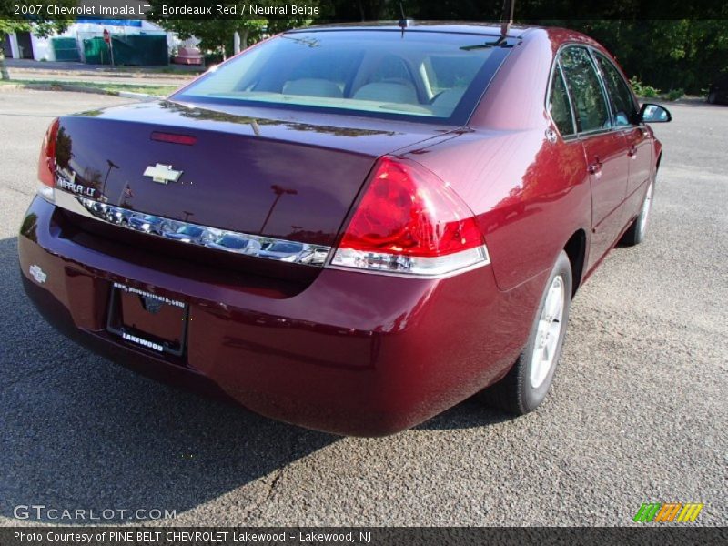 Bordeaux Red / Neutral Beige 2007 Chevrolet Impala LT