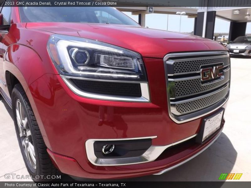 Crystal Red Tintcoat / Cocoa Dune 2013 GMC Acadia Denali