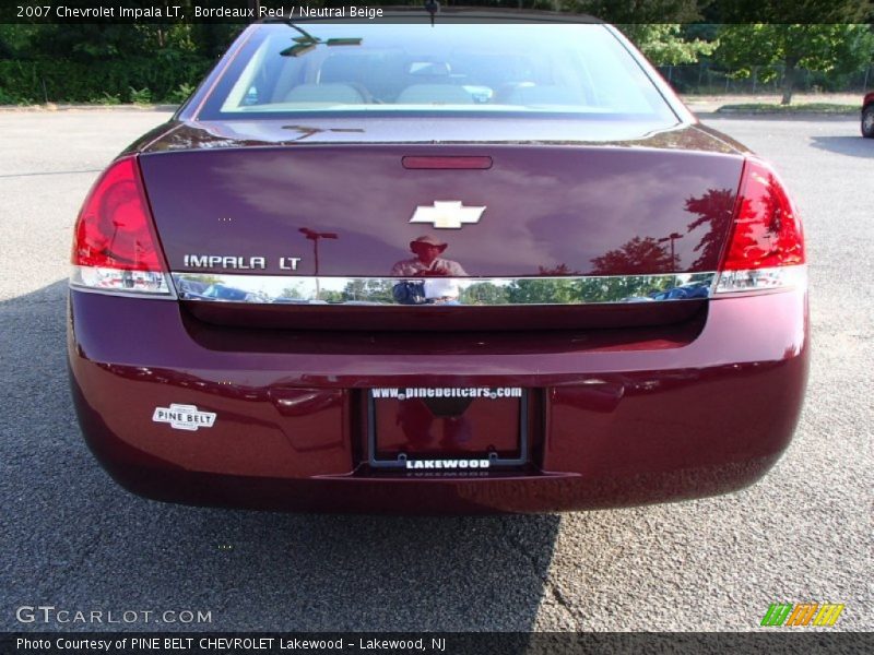 Bordeaux Red / Neutral Beige 2007 Chevrolet Impala LT