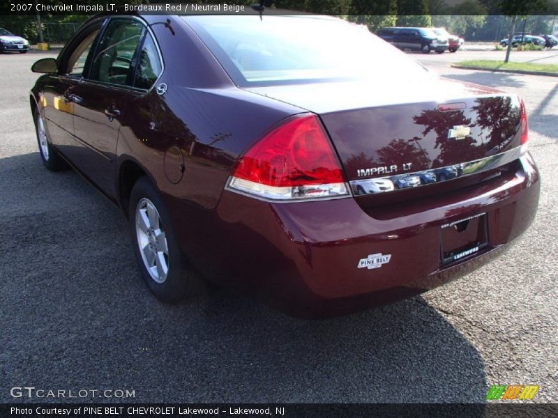 Bordeaux Red / Neutral Beige 2007 Chevrolet Impala LT