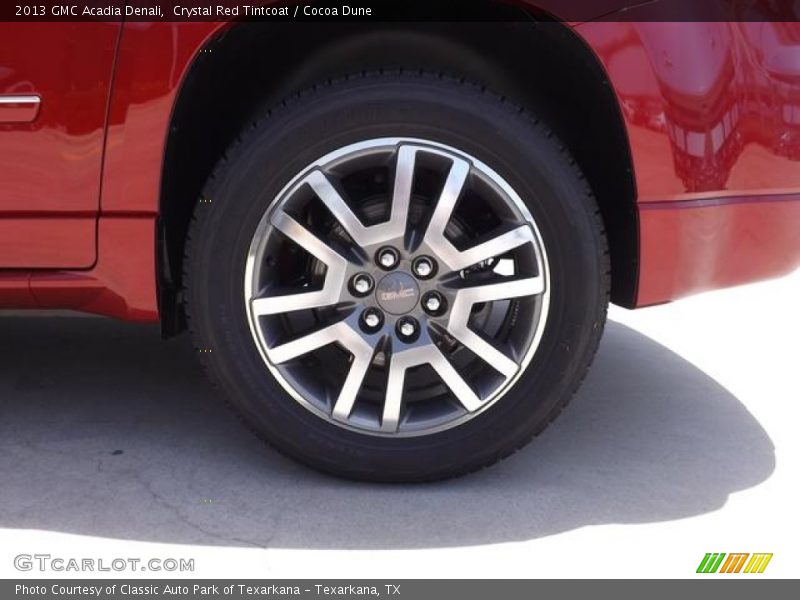 Crystal Red Tintcoat / Cocoa Dune 2013 GMC Acadia Denali