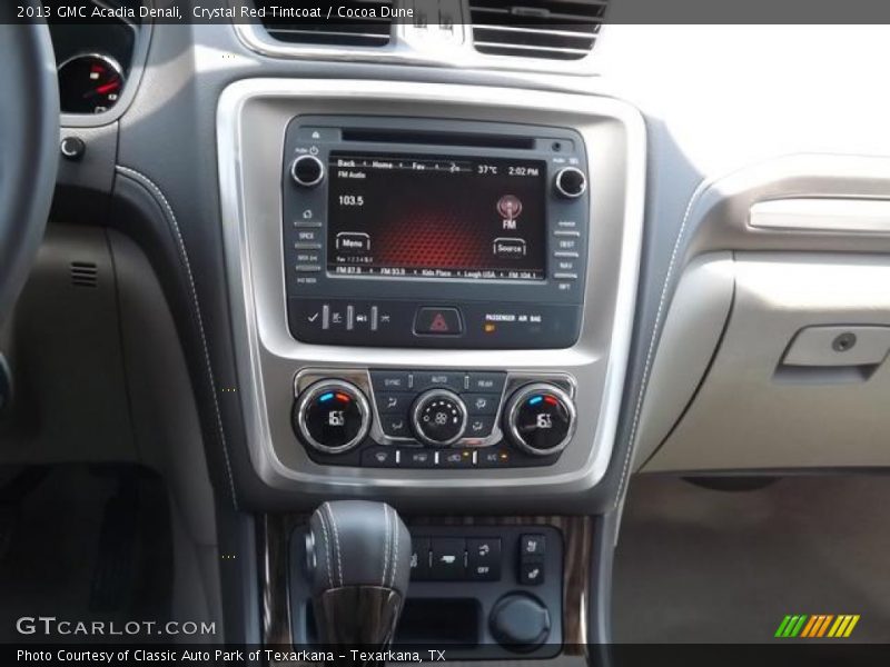 Crystal Red Tintcoat / Cocoa Dune 2013 GMC Acadia Denali