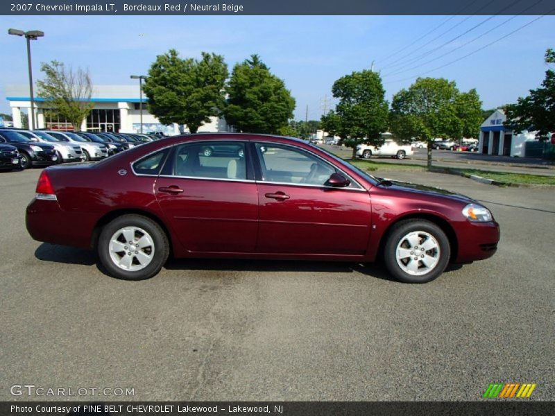 Bordeaux Red / Neutral Beige 2007 Chevrolet Impala LT