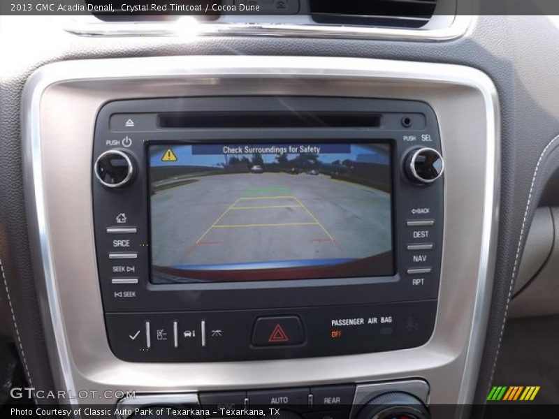 Crystal Red Tintcoat / Cocoa Dune 2013 GMC Acadia Denali
