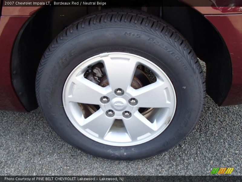 Bordeaux Red / Neutral Beige 2007 Chevrolet Impala LT