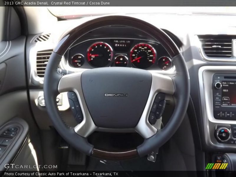 Crystal Red Tintcoat / Cocoa Dune 2013 GMC Acadia Denali