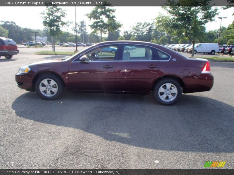 Bordeaux Red / Neutral Beige 2007 Chevrolet Impala LT