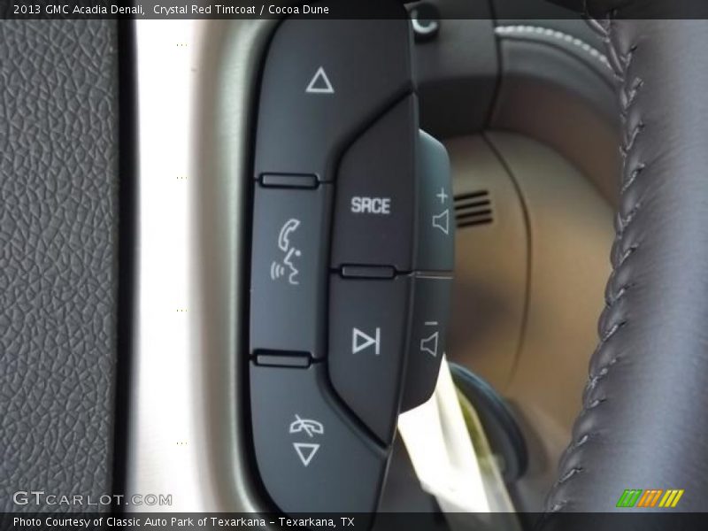 Crystal Red Tintcoat / Cocoa Dune 2013 GMC Acadia Denali