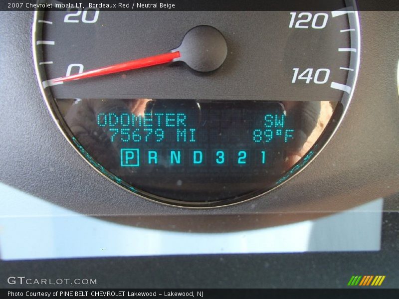 Bordeaux Red / Neutral Beige 2007 Chevrolet Impala LT