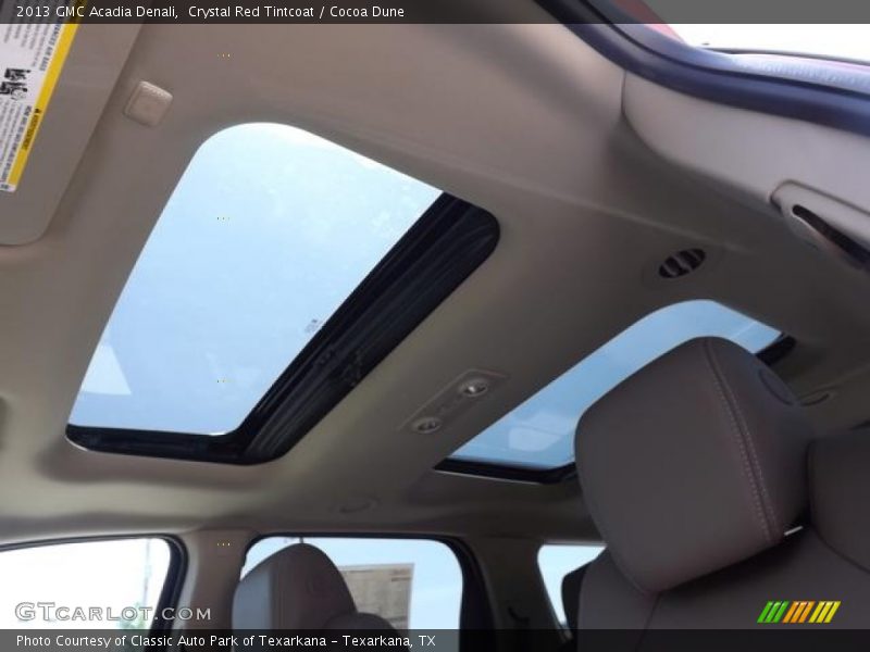 Crystal Red Tintcoat / Cocoa Dune 2013 GMC Acadia Denali