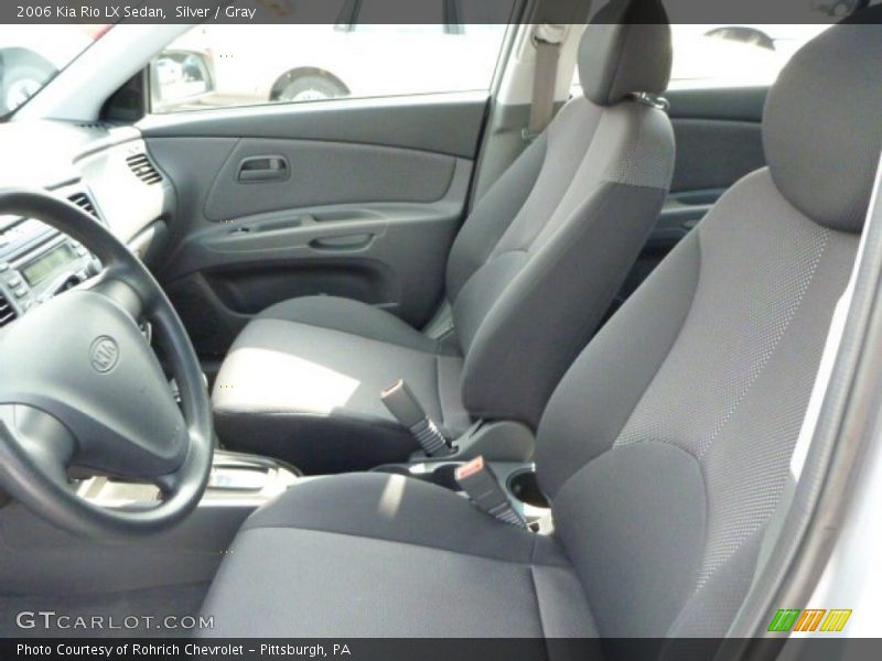Silver / Gray 2006 Kia Rio LX Sedan