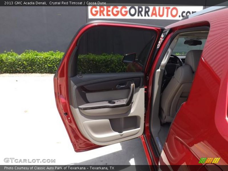 Crystal Red Tintcoat / Cocoa Dune 2013 GMC Acadia Denali