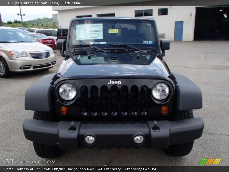 Black / Black 2013 Jeep Wrangler Sport S 4x4