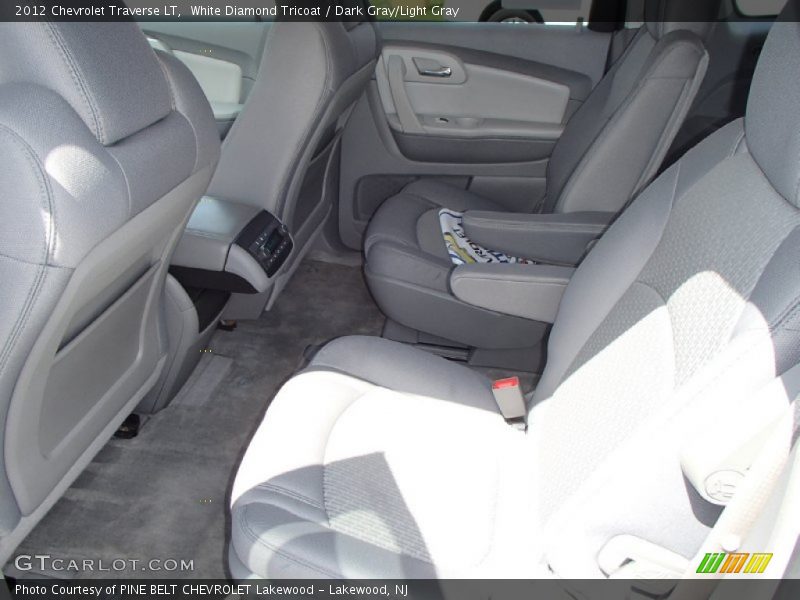 White Diamond Tricoat / Dark Gray/Light Gray 2012 Chevrolet Traverse LT