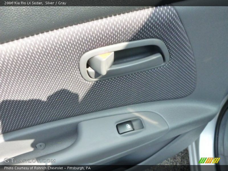 Silver / Gray 2006 Kia Rio LX Sedan