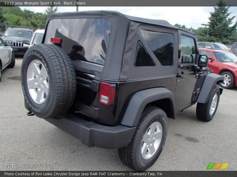 Black / Black 2013 Jeep Wrangler Sport S 4x4