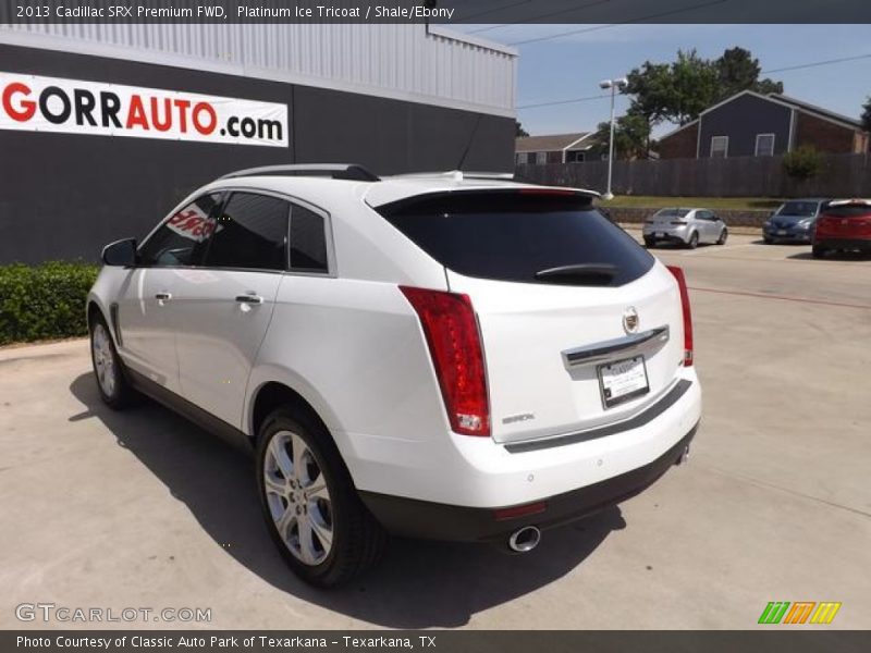 Platinum Ice Tricoat / Shale/Ebony 2013 Cadillac SRX Premium FWD