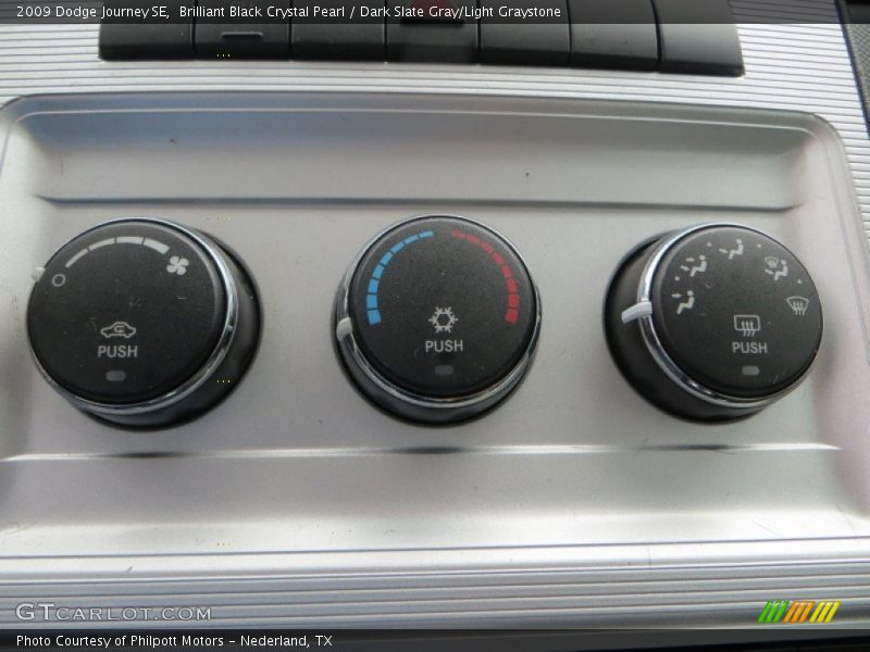 Brilliant Black Crystal Pearl / Dark Slate Gray/Light Graystone 2009 Dodge Journey SE