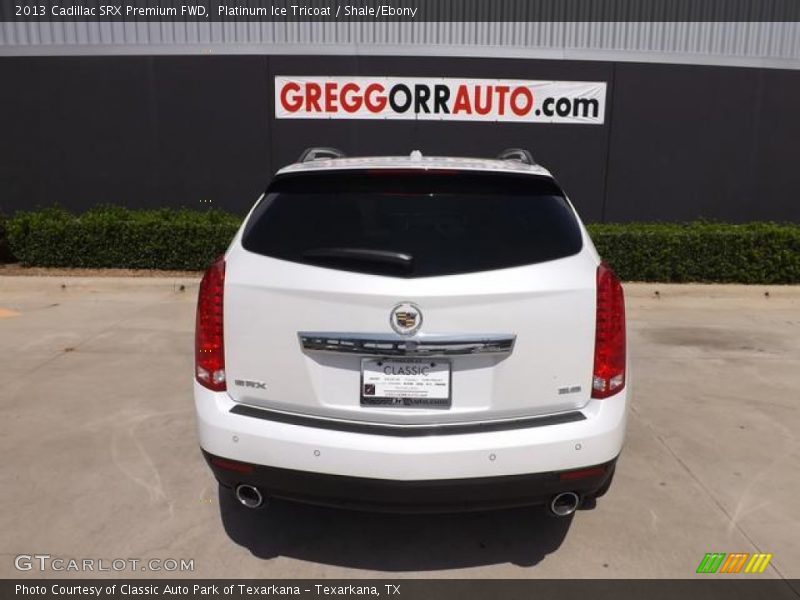 Platinum Ice Tricoat / Shale/Ebony 2013 Cadillac SRX Premium FWD