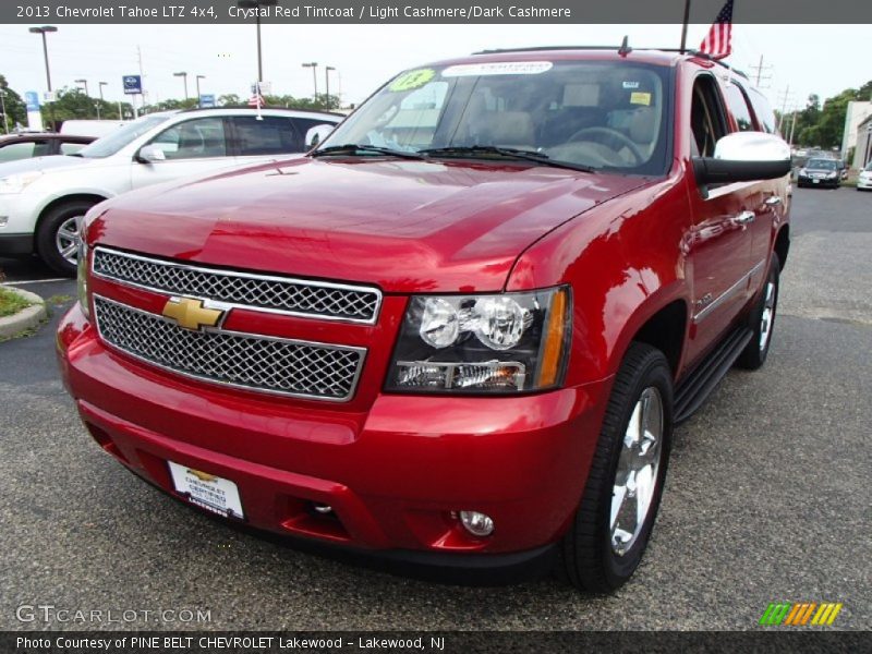 Crystal Red Tintcoat / Light Cashmere/Dark Cashmere 2013 Chevrolet Tahoe LTZ 4x4