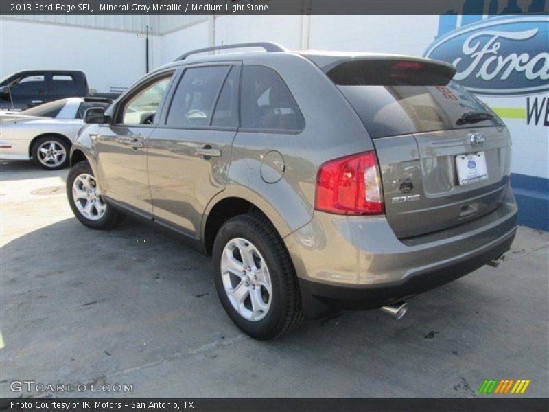 Mineral Gray Metallic / Medium Light Stone 2013 Ford Edge SEL