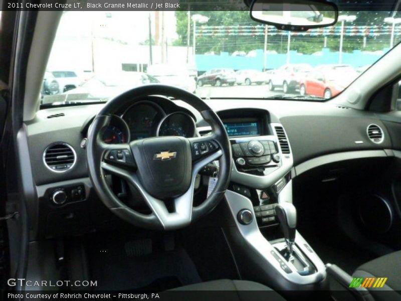 Black Granite Metallic / Jet Black 2011 Chevrolet Cruze LT