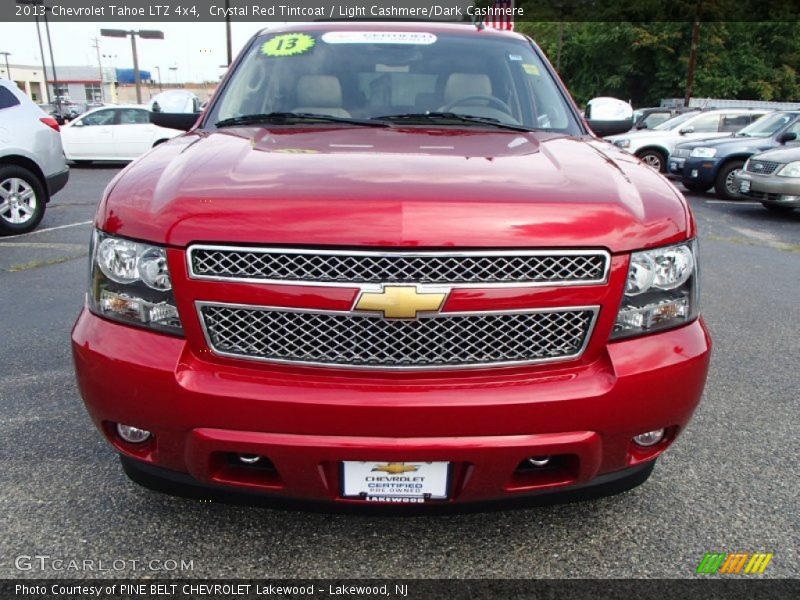 Crystal Red Tintcoat / Light Cashmere/Dark Cashmere 2013 Chevrolet Tahoe LTZ 4x4