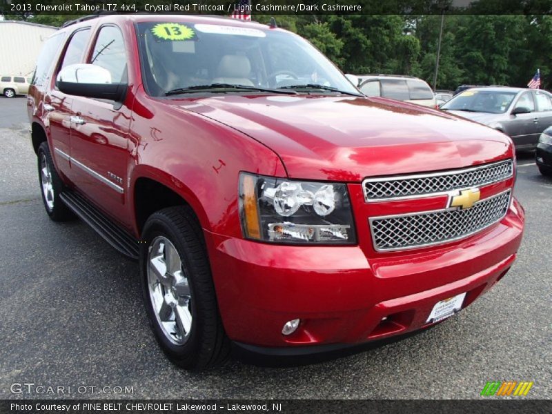 Crystal Red Tintcoat / Light Cashmere/Dark Cashmere 2013 Chevrolet Tahoe LTZ 4x4