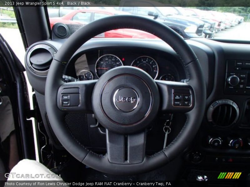 Black / Black 2013 Jeep Wrangler Sport S 4x4