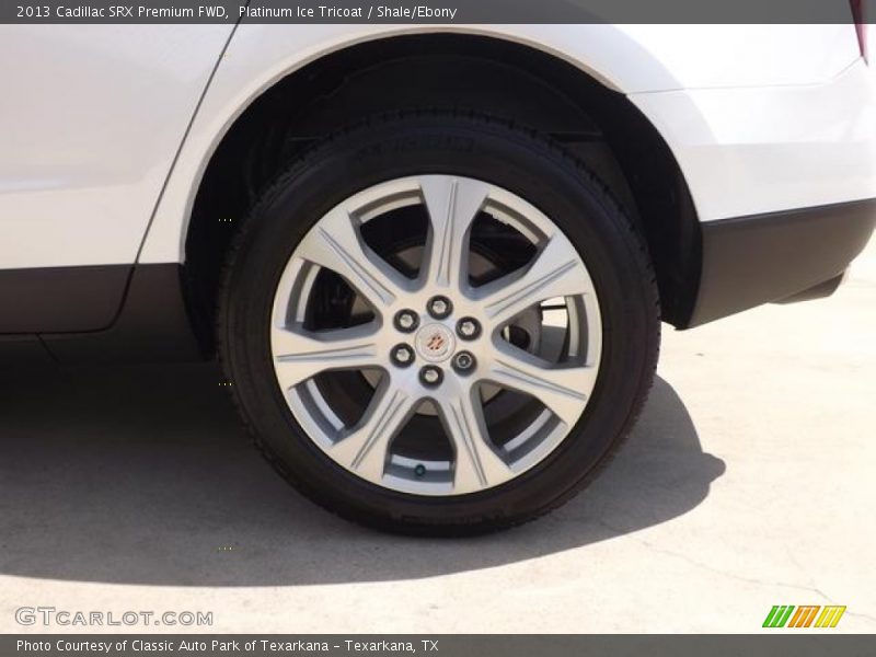 Platinum Ice Tricoat / Shale/Ebony 2013 Cadillac SRX Premium FWD