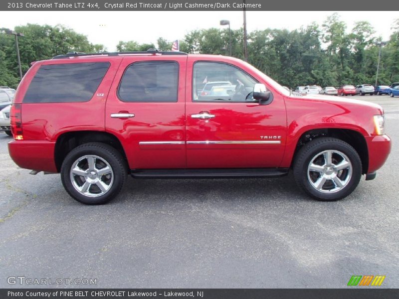 Crystal Red Tintcoat / Light Cashmere/Dark Cashmere 2013 Chevrolet Tahoe LTZ 4x4