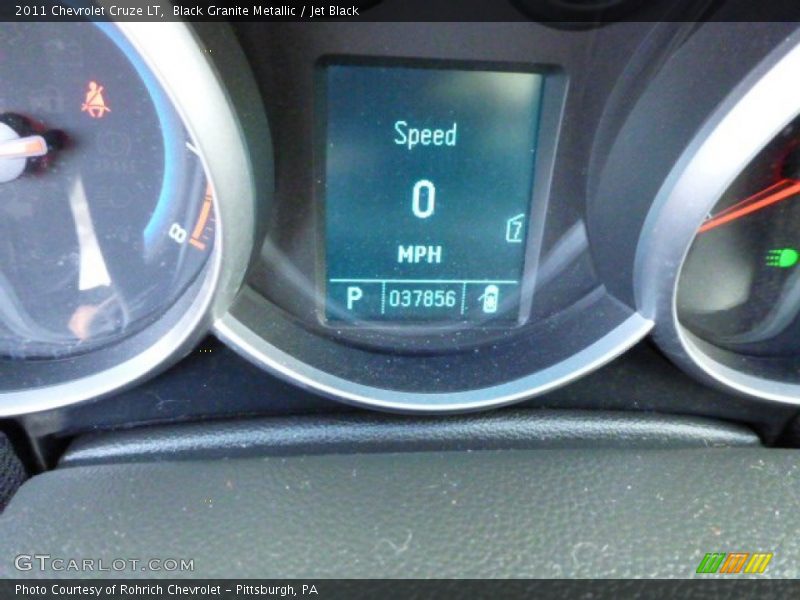 Black Granite Metallic / Jet Black 2011 Chevrolet Cruze LT