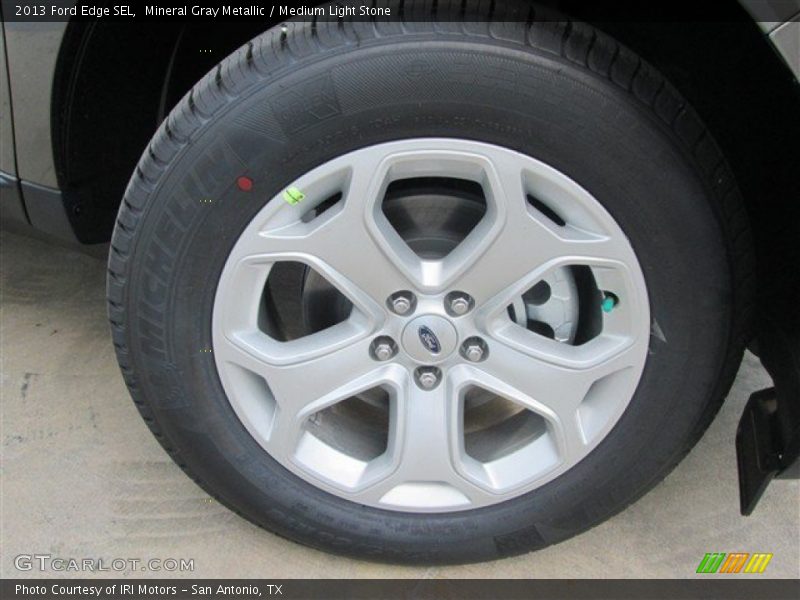 Mineral Gray Metallic / Medium Light Stone 2013 Ford Edge SEL