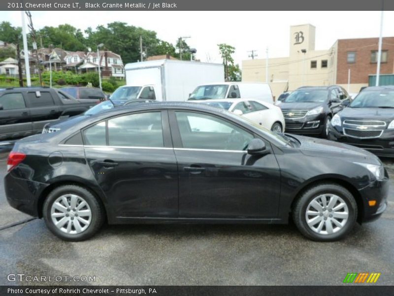 Black Granite Metallic / Jet Black 2011 Chevrolet Cruze LT