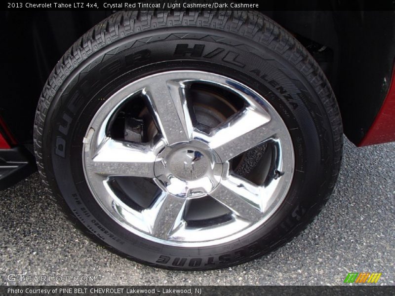 Crystal Red Tintcoat / Light Cashmere/Dark Cashmere 2013 Chevrolet Tahoe LTZ 4x4