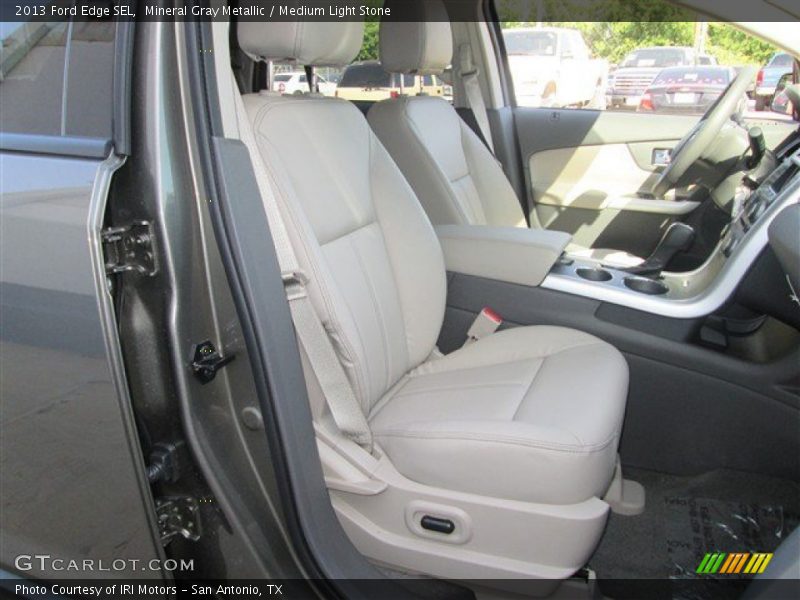 Mineral Gray Metallic / Medium Light Stone 2013 Ford Edge SEL