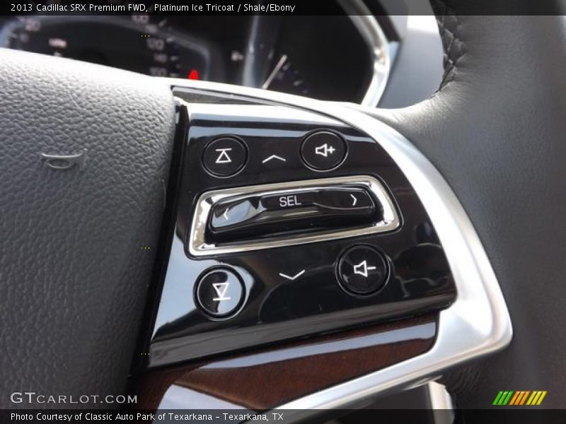Platinum Ice Tricoat / Shale/Ebony 2013 Cadillac SRX Premium FWD