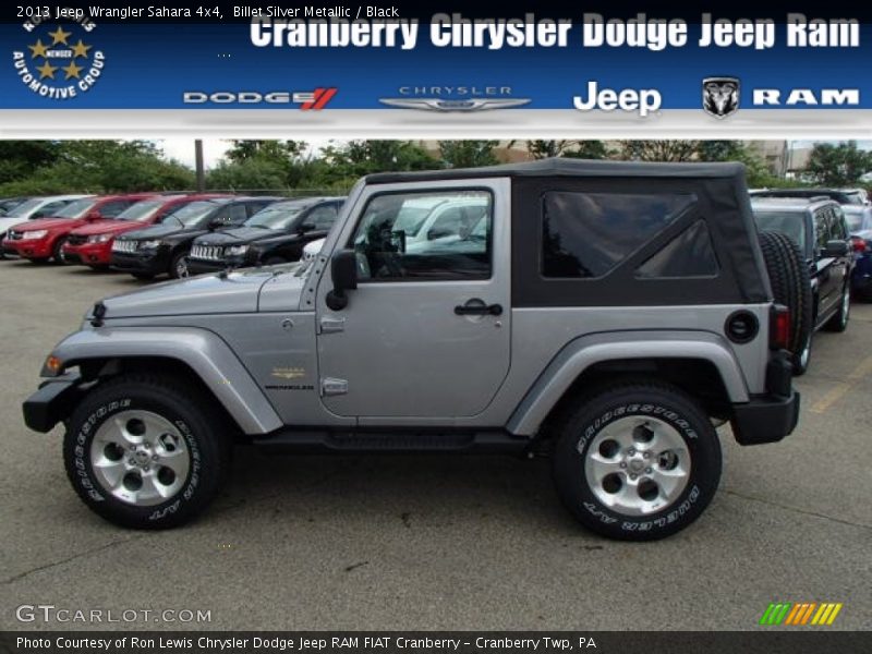 Billet Silver Metallic / Black 2013 Jeep Wrangler Sahara 4x4