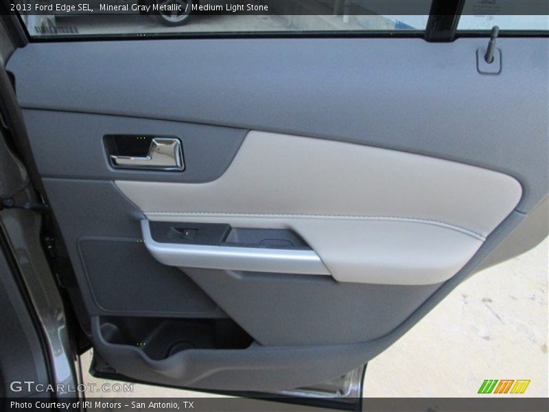 Mineral Gray Metallic / Medium Light Stone 2013 Ford Edge SEL
